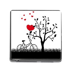 Love Hill Memory Card Reader (square) by Valentinaart