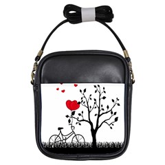 Love Hill Girls Sling Bags by Valentinaart