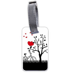 Love Hill Luggage Tags (one Side)  by Valentinaart