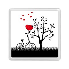 Love Hill Memory Card Reader (square)  by Valentinaart