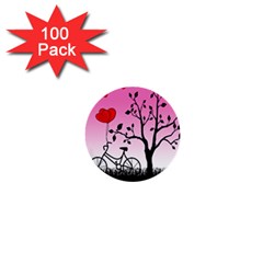 Love Sunrise 1  Mini Buttons (100 Pack)  by Valentinaart