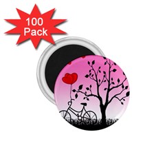 Love Sunrise 1 75  Magnets (100 Pack)  by Valentinaart