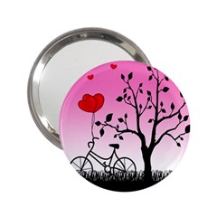 Love Sunrise 2 25  Handbag Mirrors by Valentinaart