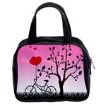 Love sunrise Classic Handbags (2 Sides) Front