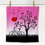 Love sunrise Face Towel Front