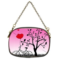 Love Sunrise Chain Purses (two Sides)  by Valentinaart