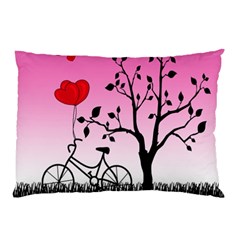 Love Sunrise Pillow Case by Valentinaart