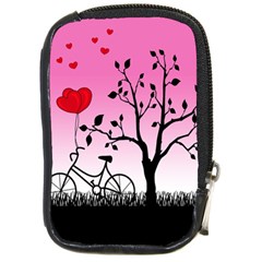 Love Sunrise Compact Camera Cases by Valentinaart