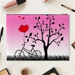 Love sunrise Cosmetic Bag (XL) Back