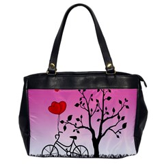 Love Sunrise Office Handbags by Valentinaart