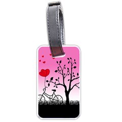 Love Sunrise Luggage Tags (one Side)  by Valentinaart