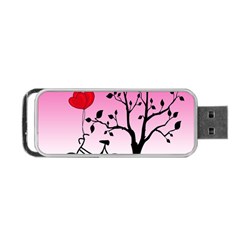 Love Sunrise Portable Usb Flash (one Side) by Valentinaart