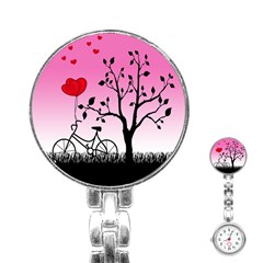 Love Sunrise Stainless Steel Nurses Watch by Valentinaart