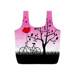 Love Sunrise Full Print Recycle Bags (s)  by Valentinaart