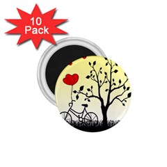 Romantic Sunrise 1 75  Magnets (10 Pack)  by Valentinaart