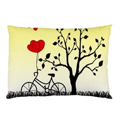 Romantic Sunrise Pillow Case by Valentinaart