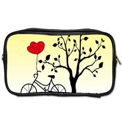 Romantic Sunrise Toiletries Bags by Valentinaart