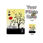 Romantic sunrise Playing Cards 54 (Mini)  Front - Spade2