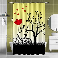 Romantic Sunrise Shower Curtain 48  X 72  (small)  by Valentinaart