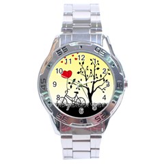 Romantic Sunrise Stainless Steel Analogue Watch by Valentinaart