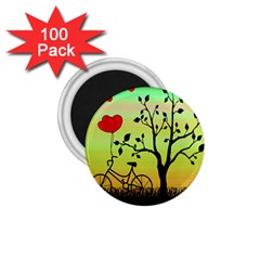 Love Sunrise 1 75  Magnets (100 Pack)  by Valentinaart