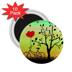 Love Sunrise 2 25  Magnets (10 Pack)  by Valentinaart