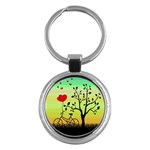 Love sunrise Key Chains (Round)  Front