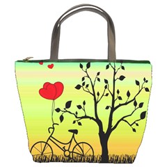 Love Sunrise Bucket Bags by Valentinaart