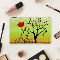 Love Sunrise Cosmetic Bag (medium)  by Valentinaart