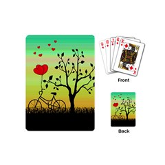 Love Sunrise Playing Cards (mini)  by Valentinaart