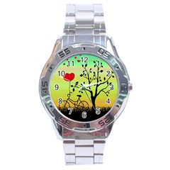 Love Sunrise Stainless Steel Analogue Watch by Valentinaart