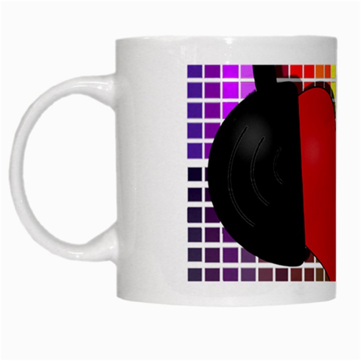 Music White Mugs