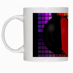 Love Music White Mugs by Valentinaart