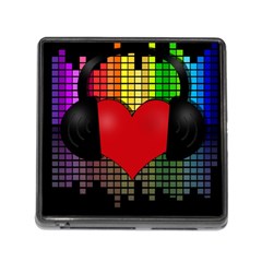 Love Music Memory Card Reader (square) by Valentinaart