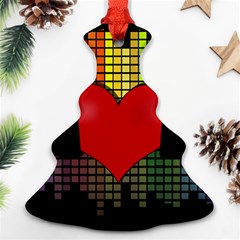 Love Music Christmas Tree Ornament (two Sides) by Valentinaart