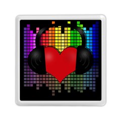 Love Music Memory Card Reader (square)  by Valentinaart