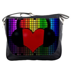 Love Music Messenger Bags by Valentinaart