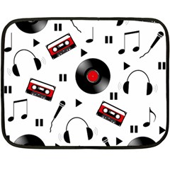 Music Pattern Double Sided Fleece Blanket (mini)  by Valentinaart