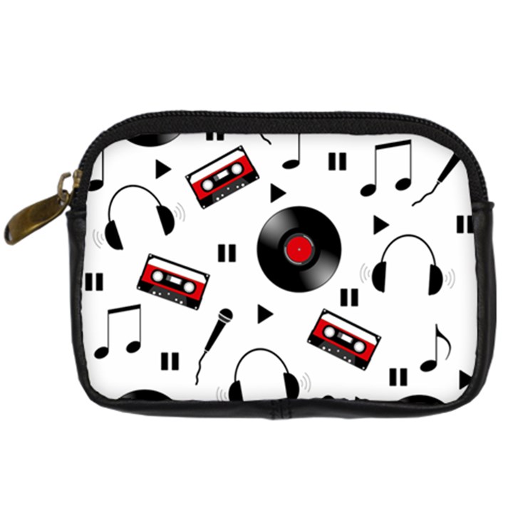 Music pattern Digital Camera Cases