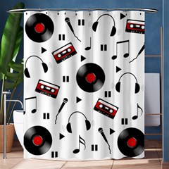 Music Pattern Shower Curtain 60  X 72  (medium) 