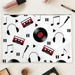 Music Pattern Cosmetic Bag (xxl)  by Valentinaart