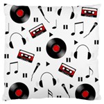 Music pattern Standard Flano Cushion Case (One Side) Front