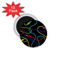 Audio Cables  1 75  Magnets (10 Pack)  by Valentinaart