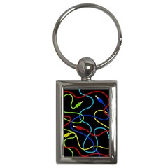 Audio Cables  Key Chains (rectangle)  by Valentinaart