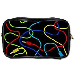 Audio Cables  Toiletries Bags by Valentinaart