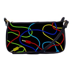 Audio Cables  Shoulder Clutch Bags by Valentinaart