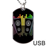 Loudspeakers  Dog Tag USB Flash (Two Sides) Front