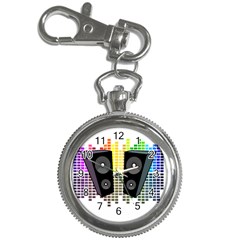 Loudspeakers - Transparent Key Chain Watches by Valentinaart