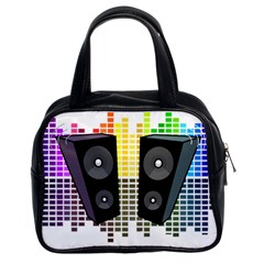 Loudspeakers - Transparent Classic Handbags (2 Sides) by Valentinaart