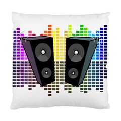 Loudspeakers - Transparent Standard Cushion Case (one Side) by Valentinaart